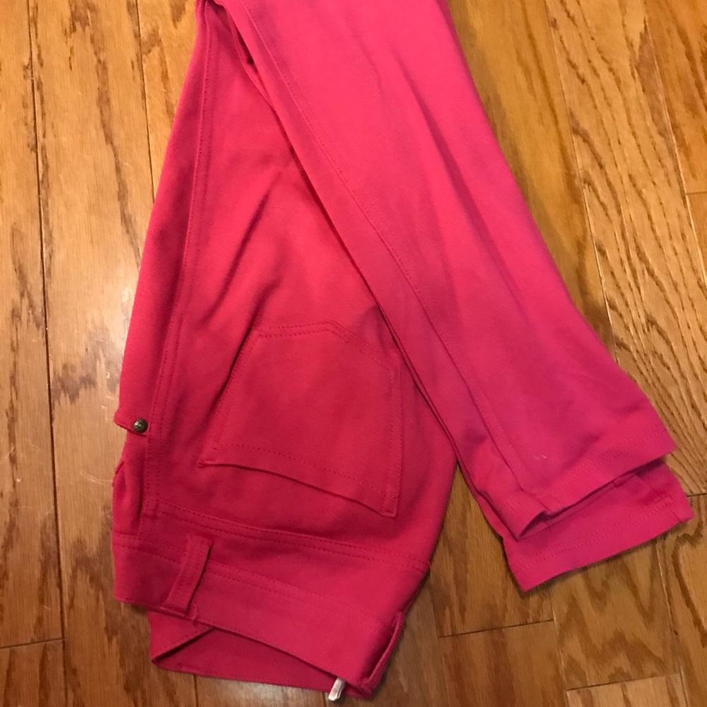 Hot pink jeggings